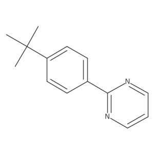 2-(4-(tert-Butyl)phenyl)pyrimidine结构式