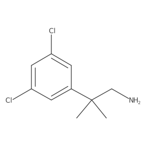 2-(3,5-Dichlorophenyl)-2-methylpropan-1-amine结构式