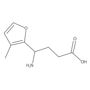 4-Amino-4-(3-methylfuran-2-yl)butanoic acid Structure