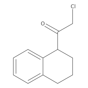 2-Chloro-1-(1,2,3,4-tetrahydronaphthalen-1-yl)ethan-1-one结构式