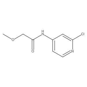 N-(2-Chloro-4-pyridinyl)-2-methoxyacetamide结构式