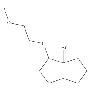 1-Bromo-2-(2-methoxyethoxy)cyclooctane Structure