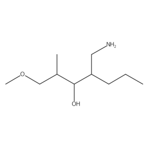 4-(Aminomethyl)-1-methoxy-2-methylheptan-3-ol Structure