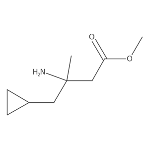 Methyl 3-amino-4-cyclopropyl-3-methylbutanoate Structure