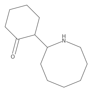 2-(Azocan-2-YL)cyclohexan-1-one Structure