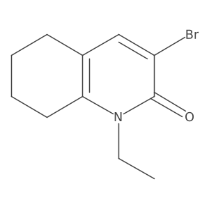 3-Bromo-1-ethyl-5,6,7,8-tetrahydroquinolin-2(1H)-one Structure