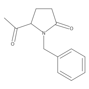 5-Acetyl-1-benzylpyrrolidin-2-one结构式