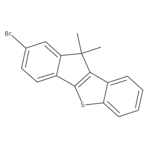 2-bromo-10,10-dimethyl-indeno[1,2-b]benzothiophene结构式
