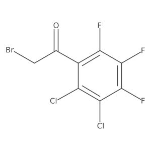 Ethanone, 2-bromo-1-(2,3-dichloro-4,5,6-trifluorophenyl)-结构式