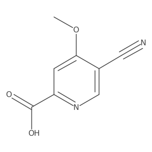 5-Cyano-4-methoxypicolinic acid Structure