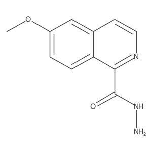 6-Methoxyisoquinoline-1-carbohydrazide Structure