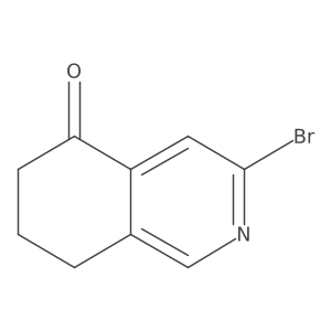 3-Bromo-7,8-dihydroisoquinolin-5(6H)-one Structure
