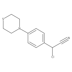 Benzeneacetonitrile, I+/--chloro-4-(4-thiomorpholinyl)-结构式