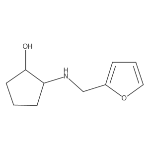 (1R,2R)-2-{[(furan-2-yl)methyl]amino}cyclopentan-1-ol Structure
