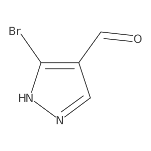 3-bromo-1H-pyrazole-4-carbaldehyde Structure