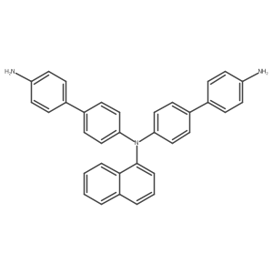 N4-(4a(2)-Amino[1,1a(2)-biphenyl]-4-yl)-N4-1-naphthalenyl[1,1a(2)-biphenyl]-4,4a(2)-diamine Structure