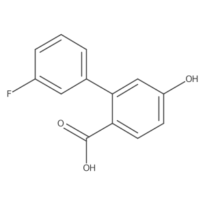 2-(3-Fluorophenyl)-4-hydroxybenzoic acid结构式