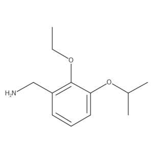 [2-Ethoxy-3-(propan-2-yloxy)phenyl]methanamine结构式