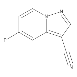 5-Fluoropyrazolo[1,5-A]pyridine-3-carbonitrile结构式