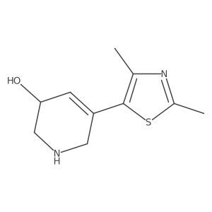 5-(Dimethyl-1,3-thiazol-5-yl)-1,2,3,6-tetrahydropyridin-3-ol Structure