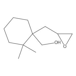 {2,2-Dimethyl-1-[(oxiran-2-yl)methyl]cyclohexyl}methanol Structure