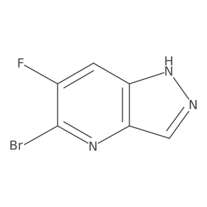 5-Bromo-6-fluoro-1H-pyrazolo[4,3-b]pyridine Structure