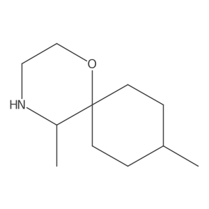 5,9-Dimethyl-1-oxa-4-azaspiro[5.5]undecane结构式