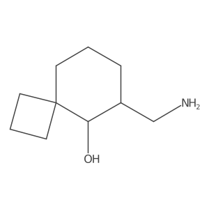6-(Aminomethyl)spiro[3.5]nonan-5-ol Structure