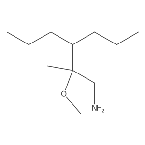 2-Methoxy-2-methyl-3-propylhexan-1-amine Structure