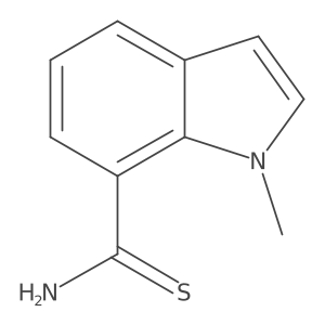 1-methyl-1H-indole-7-carbothioamide结构式