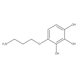 4-(3-Aminopropoxy)benzene-1,2,3-triol结构式