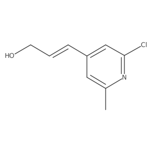 (E)-3-(2-chloro-6-methyl-4-pyridyl)prop-2-en-1-ol Structure