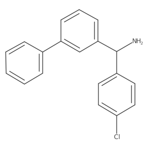 1-{[1,1'-Biphenyl]-3-yl}-1-(4-chlorophenyl)methanamine Structure