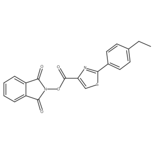 1,3-dioxo-2,3-dihydro-1H-isoindol-2-yl 2-(4-ethylphenyl)-1,3-thiazole-4-carboxylate Structure