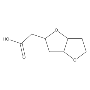 2-(2,3,3a,5,6,6a-Hexahydrofuro[3,2-b]furan-5-yl)acetic acid结构式