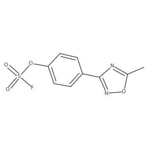 4-(5-Methyl-1,2,4-oxadiazol-3-yl)phenylfluoranesulfonate结构式