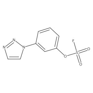 1-(3-Fluorosulfonyloxyphenyl)triazole Structure