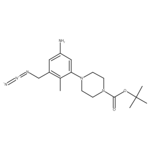 Tert-butyl 4-[5-amino-3-(azidomethyl)-2-methylphenyl]piperazine-1-carboxylate Structure