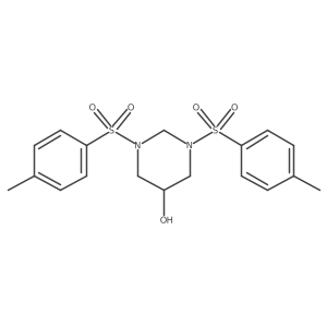 Hexahydro-1,3-bis[(4-methylphenyl)sulfonyl]-5-pyrimidinol结构式