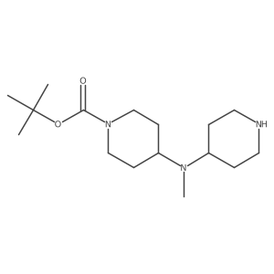 Tert-butyl4-[methyl(piperidin-4-yl)amino]piperidine-1-carboxylate Structure