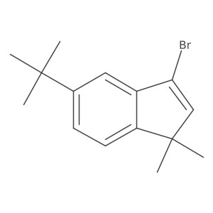 3-Bromo-5-(tert-butyl)-1,1-dimethyl-1H-indene结构式