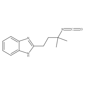 2-(3-isocyanato-3-methylbutyl)-1H-1,3-benzodiazole结构式