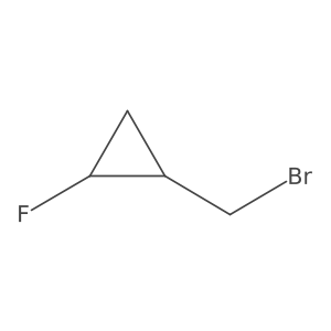 (1S,2R)-1-(bromomethyl)-2-fluoro-cyclopropane结构式