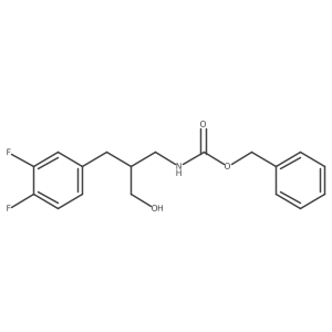benzyl N-{2-[(3,4-difluorophenyl)methyl]-3-hydroxypropyl}carbamate Structure