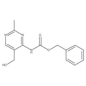 benzyl N-[5-(hydroxymethyl)-2-methylpyrimidin-4-yl]carbamate Structure