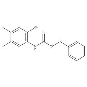 benzyl N-(2-hydroxy-4,5-dimethylphenyl)carbamate结构式