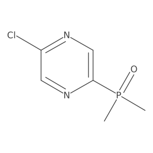(5-Chloropyrazin-2-yl)dimethylphosphine oxide结构式