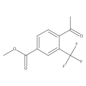 Methyl 4-acetyl-3-(trifluoromethyl)benzoate Structure