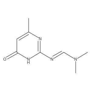 (E)-N,N-dimethyl-N'-(4-methyl-6-oxo-1,6-dihydropyrimidin-2-yl)methanimidamide Structure