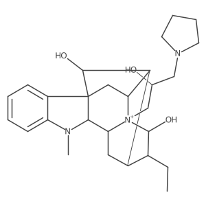 (9R,10S,13S,14R,16S)-13-ethyl-15-(2-hydroxy-3-pyrrolidin-1-ylpropyl)-8-methyl-8-aza-15-azoniahexacyclo[14.2.1.01,9.02,7.010,15.012,17]nonadeca-2,4,6-triene-14,18-diol Structure